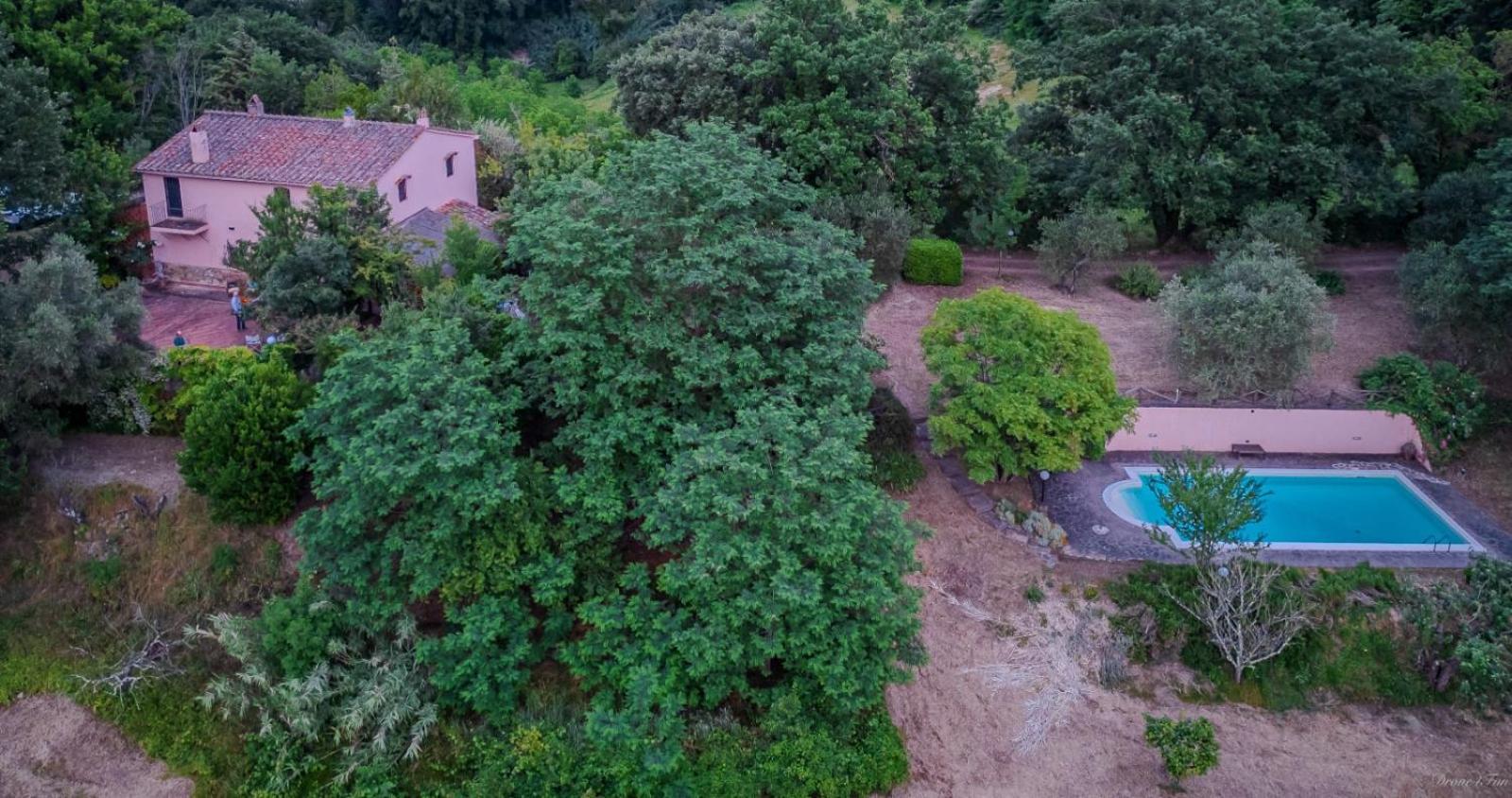 La Casa Nel Bosco Vila Lari Exterior foto